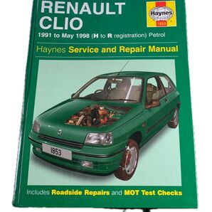 RENAUL CLIO サービスリペアマニアル 洋書 ルノークリオ