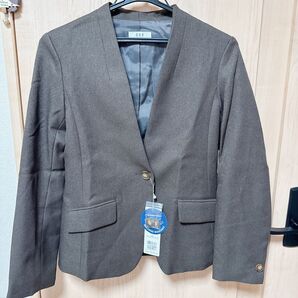 a.v.v ブラケンvネックジャケット ブラウン ジャケット 長袖 テーラードジャケット