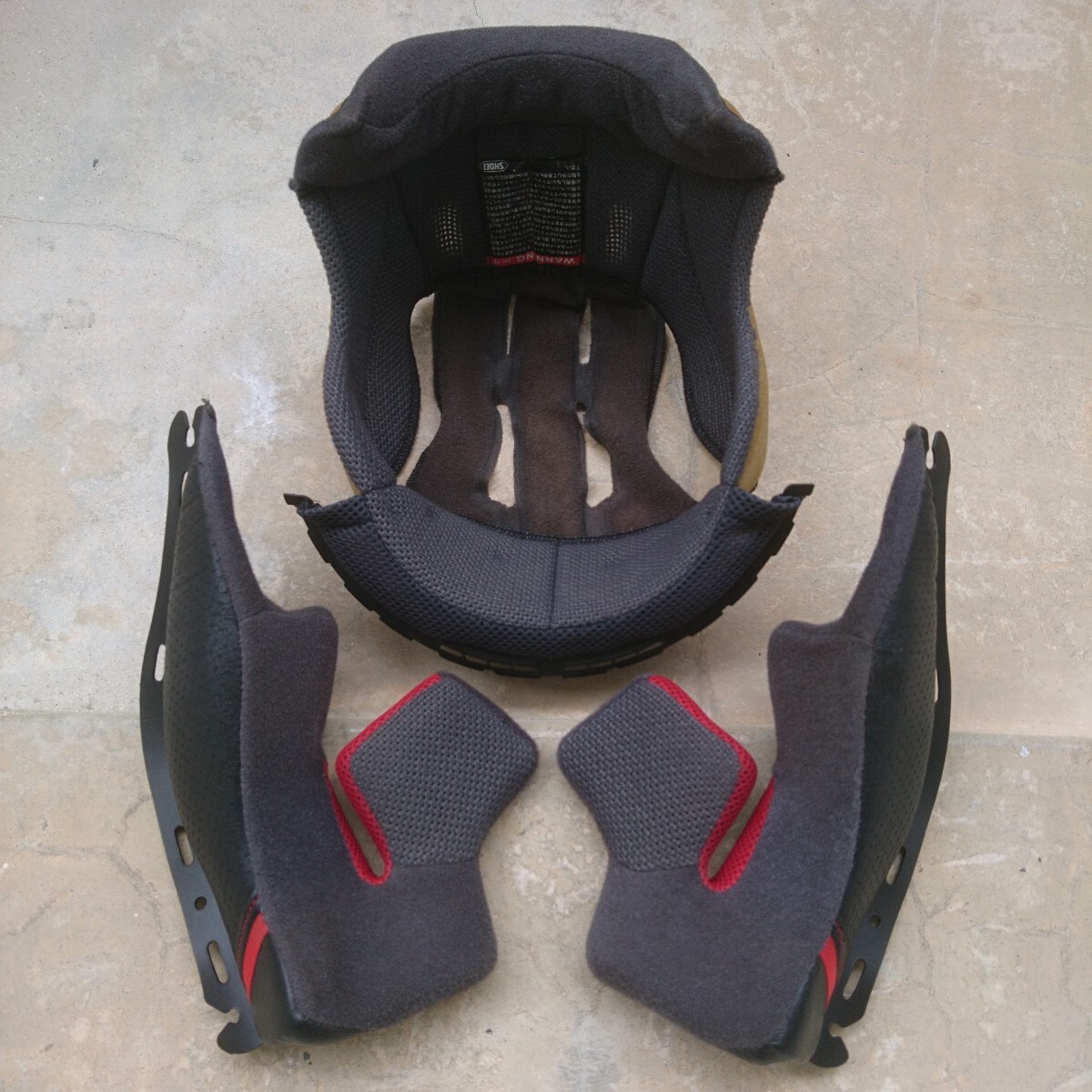 Yahoo!オークション -「shoei z-7 チークパッド」(ヘルメット Yahoo!オークション -「shoei z-7 チークパッド」(ヘルメット
