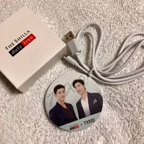 新品☆ 東方神起 スマホ スマートフォン ワイヤレス充電器 新羅免税店 非売品