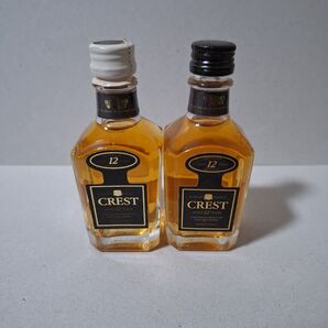 【新品未開封】【向獅子】【初期ラベル】サントリークレスト ミニボトル 50ml