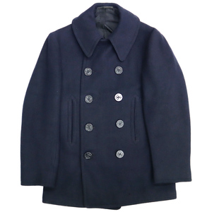 * free shipping * size excellent 40s Vintage US NAVY USN pea coat pea coat 10 button military the US armed forces 40 period old clothes ARMY USAF navy blue navy 