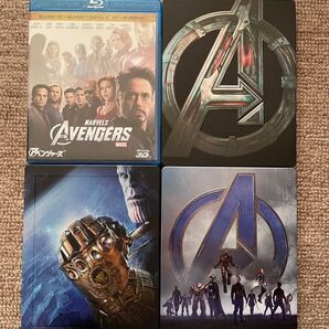 【3D Blu-ray/スチールブック】アベンジャーズ 4作品セット