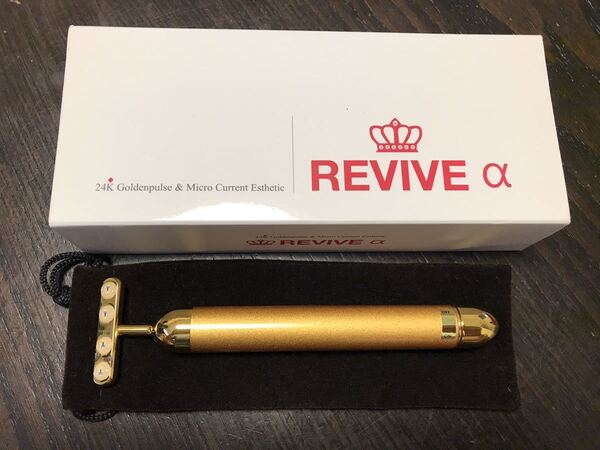 特許取得済!マイクロカレント イオン導入 24K 美顔器 REVIVEα