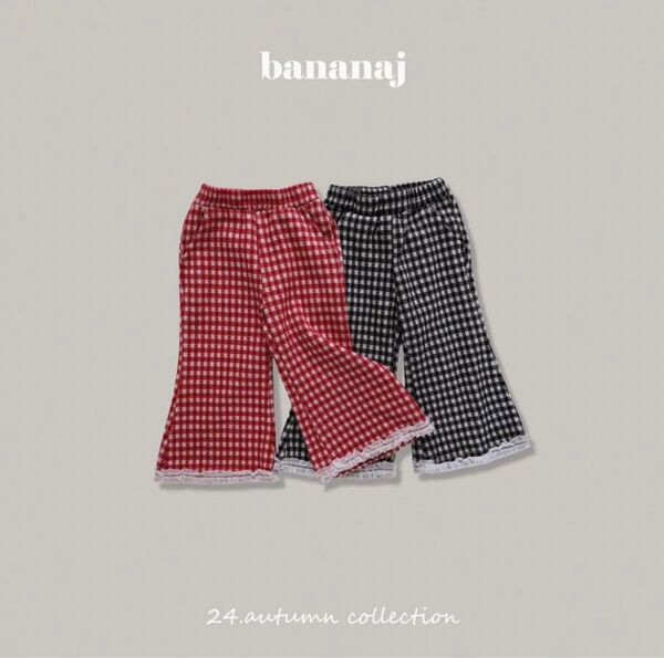 韓国子供服/disco pants /bananaj フレアパンツ