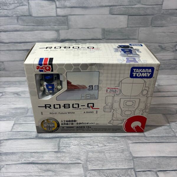 【タカラトミー】ROBO-Q RQ-01フューチャーホワイト ジャンク 不動 チョロQ ラジコン ロボQ