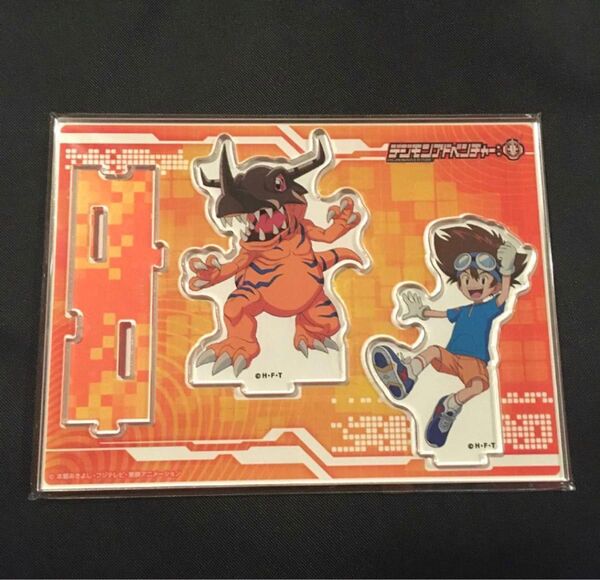 limited base限定 デジモンアドベンチャー 八神太一 グレイモン アクリルスタンド