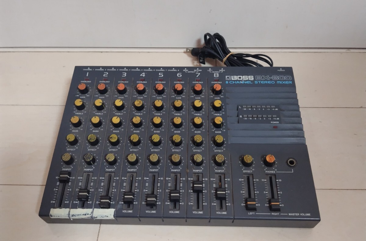 Yahoo!オークション - BOSS ボス BX-800 8ch ステレオミキサー Yahoo!オークション - BOSS ボス BX-800 8ch ステレオミキサー