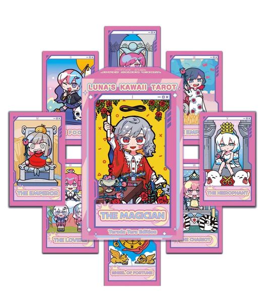 寺田てら 展 タロットカード LUNA’S KAWAII TAROT 寺田てらエディション ルナ カワイイ タロット てん死ちゃん