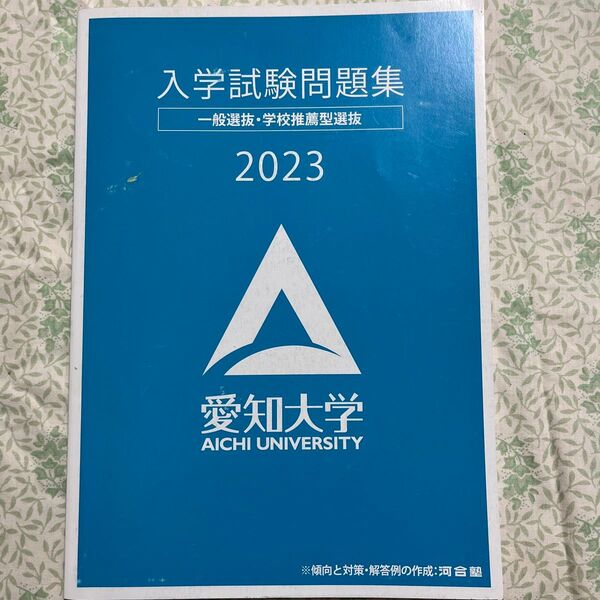 愛知大学 入学試験問題集 一般選抜 学校推薦型選抜 2023