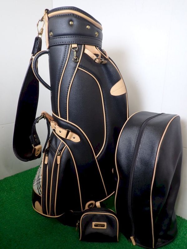 希少品】Burberry GOLF バーバリーゴルフ キャディーバック 希少品】Burberry GOLF バーバリーゴルフ キャディーバック