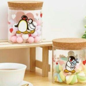 タイクレ限定 ピングー コルク ふた付き ガラス キャニスター 入れ物 コンプリート セット