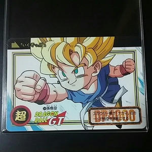 当時物 ！孫悟空 No.34 DRAGON BALL GT ドラゴンボール GTCARD DASS カードダス スーパーバトル［送料、ミニレター63円予定］