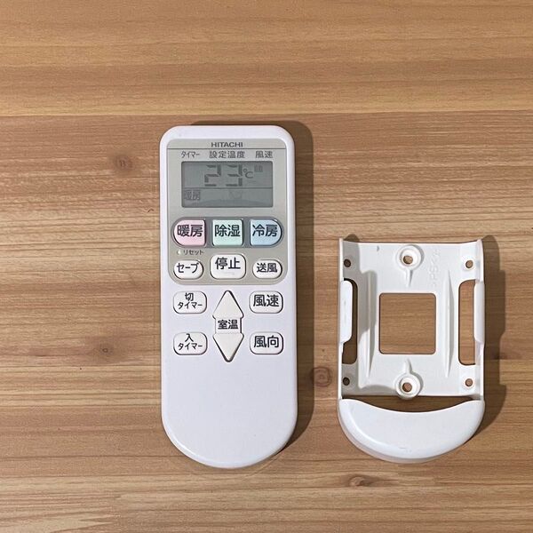 HITACHI エアコン用リモコン RAR-6Z2 純正ホルダー付き