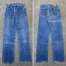 1980s Lee 200 Denim Pants Made in USA Size W29 L34_画像2