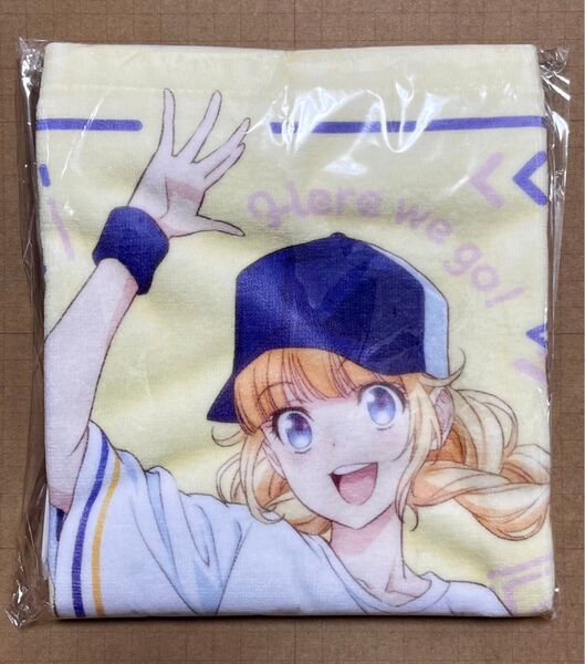 パリピ孔明 描き下ろしイラスト フェイスタオル 月見英子