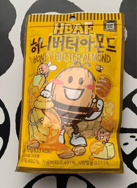 ☆HBAF ハニー バター アーモンド110g(未開封)韓国土産