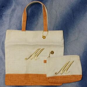 cache cache イニシャルトート ポーチ セット