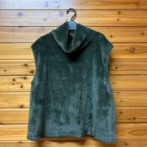 ベスト ボア 緑