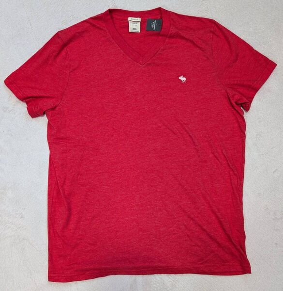 ☆新品・未使用☆Abercrombie & Fitch VネックTシャツ XXL