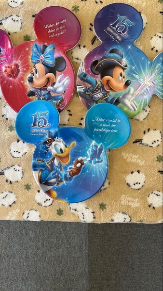 東京ディズニーシー 15th year皿3枚セット