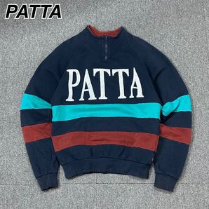 PATTA ハーフジップ スウェットトレーナー パタ