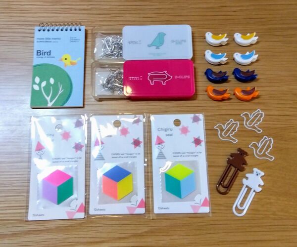 ディークリップスD-CLIPSぶた小鳥他◎ミドリmidoriほかファンシー文具