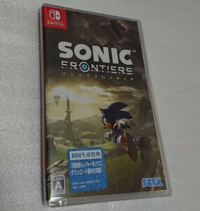 セガ「ソニックフロンティア」ニンテンドー スイッチ版 定価=6589円 新品 未開封 初回生産特典同梱 SEGA SONIC FRONTIERS NINTENDO SWITCH