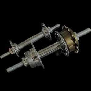 自転車 ハブ + 26インチ用片足スタンド ・ステー (未使用 長期保管品)