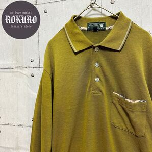 ロイヤル ポロ スポーツクラブ オリーブグリーン 長袖ポロシャツ Mサイズ