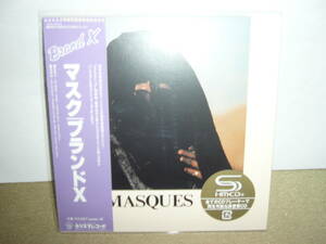 名手Percy Jones/John Goodsall/Chuck Burgi参加 Brand X 大傑作4th「Masque」日本独自高音質紙ジャケ仕様限定盤 未開封新品。