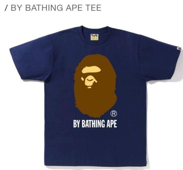 A BATHING APE Tシャツ ネイビー Lサイズ