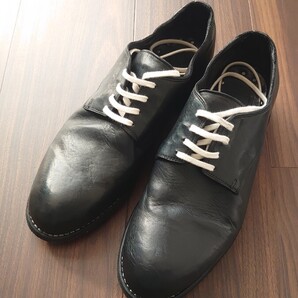 未使用新品 GUIDI グイディ 41H 41.5 ホースレザー 短靴 ダービー 革靴 112