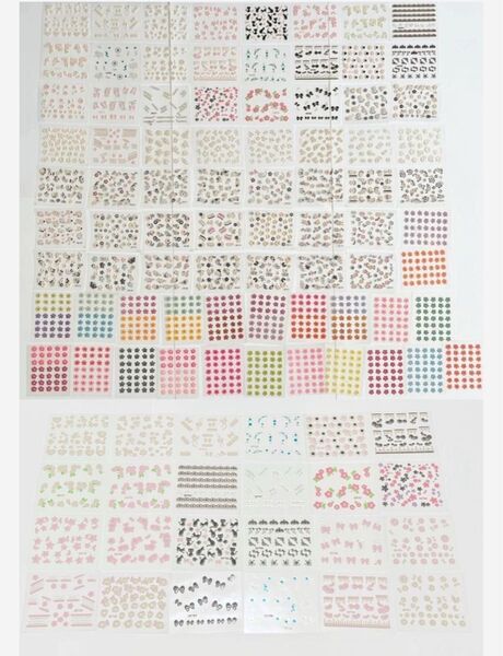 貼るだけ・簡単・ネイルシール・ネイルシート・ポイントシール・101枚セット ネイルアートシール