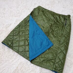 美品 モンベル サーマラップスカートWomen’s リバーシブル 公園 登山冬