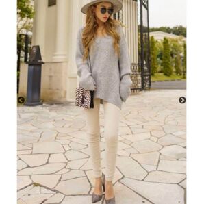 グラム Latte Color Basic Corduroy Skinny コーデュロイ パンツ スキニー オフホワイト