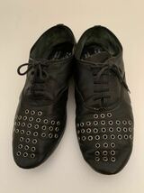 COMME des GARCONS COMME des GARCONS 別注 repetto size38 ZIZI コムデギャルソンコムデギャルソン ジジ スタッズ ビス ブラック 黒_画像1