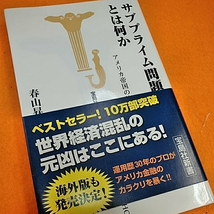ねこまんま堂★まとめお得！サブプライム問題とは何か: アメリカ帝国の終焉春山昇華_画像1