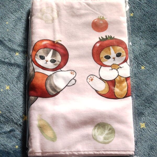 mofusand もふもふマルシェ やわらかフェイスタオル(ピンク) モフサンド