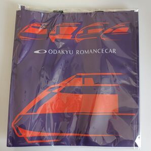 【新品】小田急 ロマンスカー 不織布ショッピングバッグ ネイビー