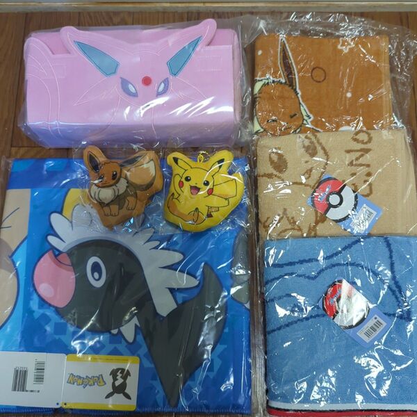 ポケットモンスター ティッシュカバー タオル 小銭入れ 7点セット