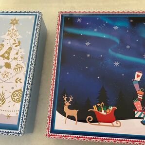 ヨックモック クリスマス 空き缶 2種セット