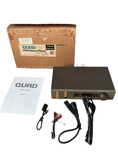 【通電確認済】 QUAD FM4 チューナー クォード ジャンク