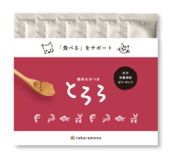 【新品】【訳アリ】鹿肉&かつお「とろろ」(犬猫用栄養補助食品)袋破れ