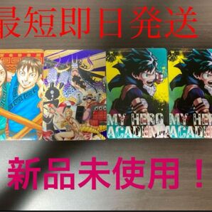 ナツコミ特製ダブルステッカー 2022 ONE PIECE ヒロアカ キングダム ジャンプ JUMP 最短即日発送 新品未使用