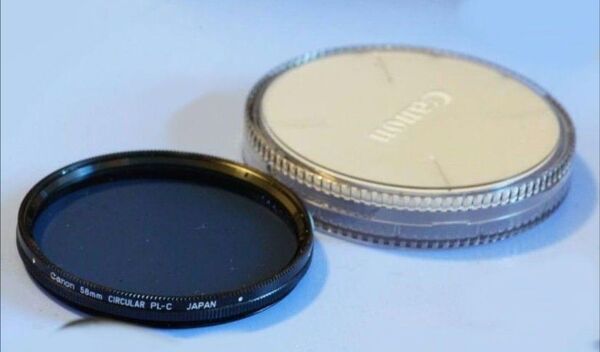 【ケース付き】Canon 58mm Circular PL-C NDフィルター 円偏光フィルター キヤノン