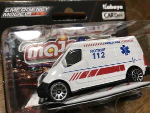  MajoRette made emergency model Renault master white new goods unopened goods 