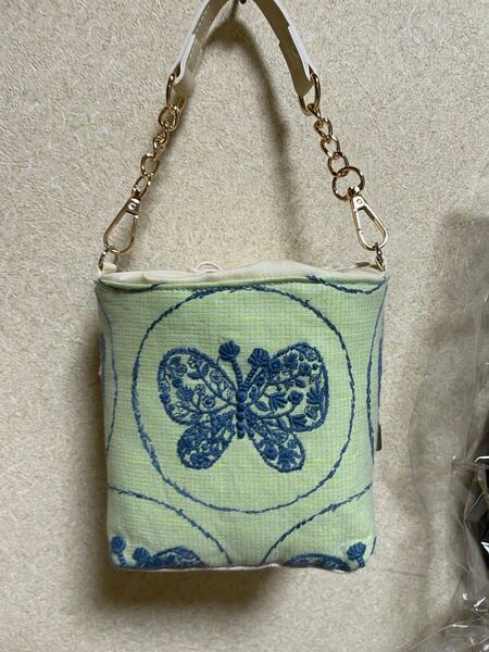 ミナペルホネン ハンドメイド あおり巾着 巾着バッグ ミニ巾着バッグ 巾着 バッグ