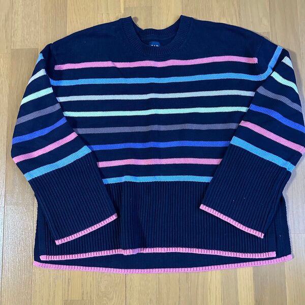 GAP 長袖ニットセーター M ボーダー