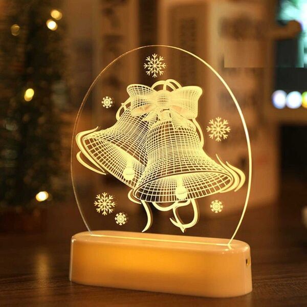 破格! クリスマス ライト 飾り 電飾 ライト 屋内装飾 夜ランプ ベッドサイドランプ 雪だるま スノーマン 寝室 電池式 充電式